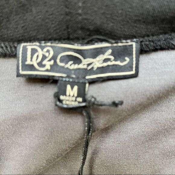 DG2 by Diane Gilman Knit Drape-Front Easy Jacket - 715-332 HSN Medium - Picture 8 of 10